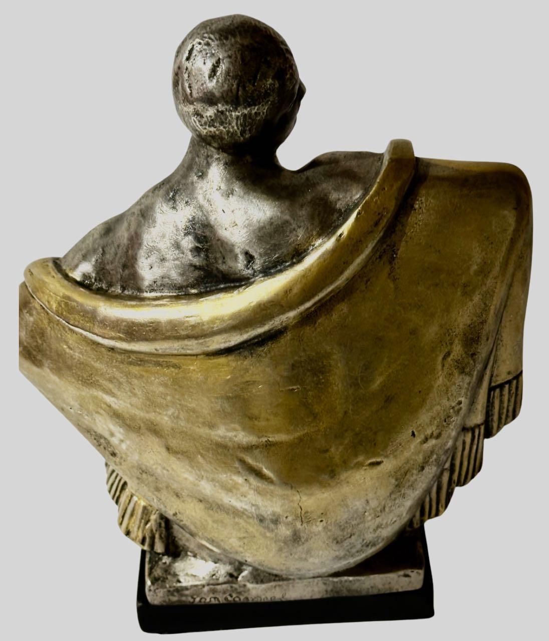 Jean Canneel, scultore belga cubista in bronzo Art Deco in vendita 5