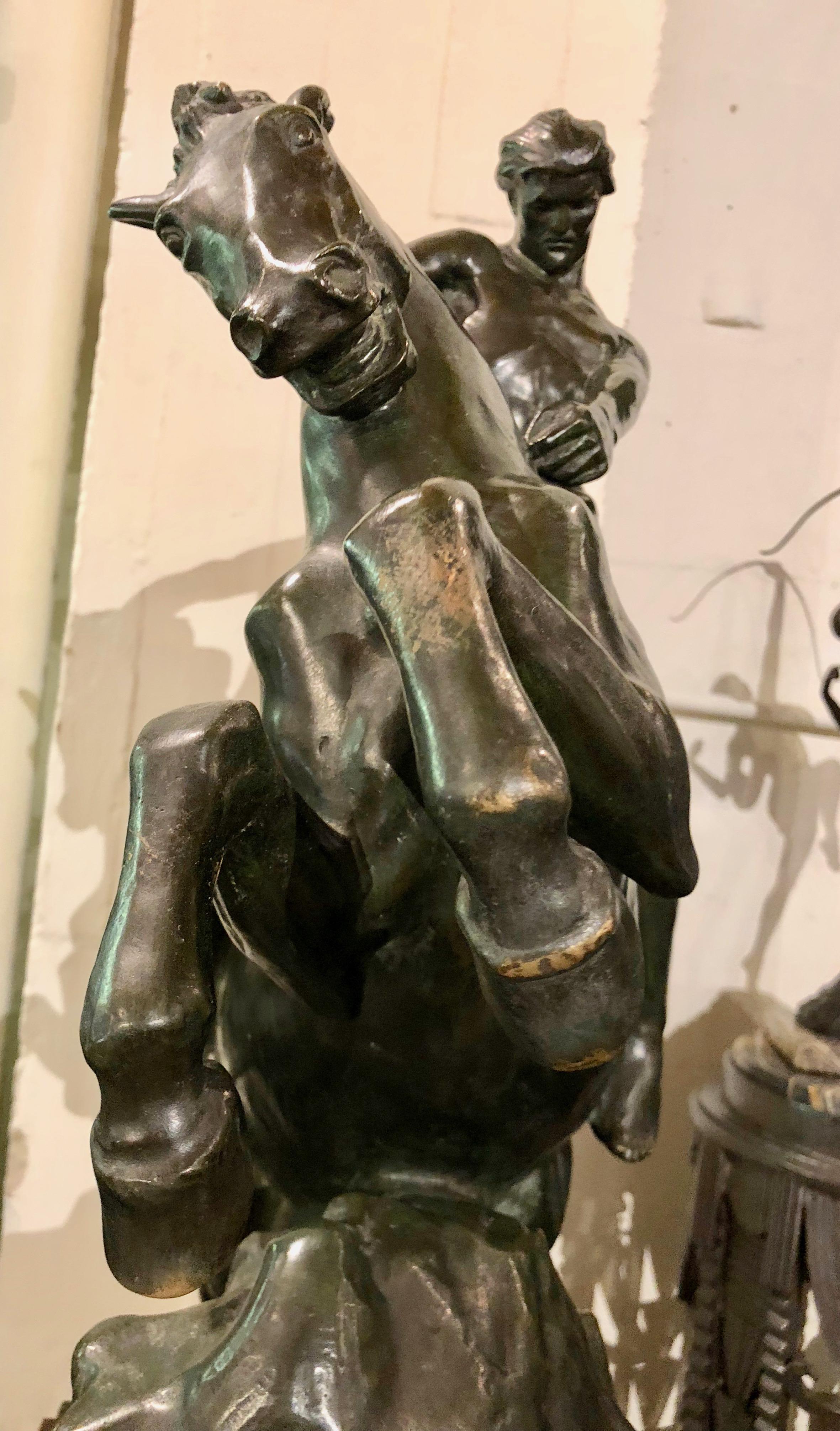 Jean Canneel Art Deco Belgian Sculptor Monumental Bronze For Sale 10