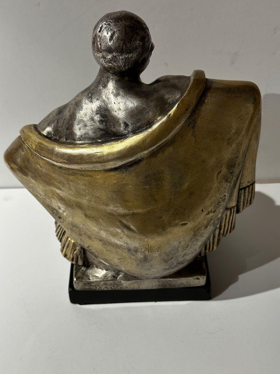 Jean Canneel, Belgian Sculptor Cubist Bronze Art Deco For Sale 3