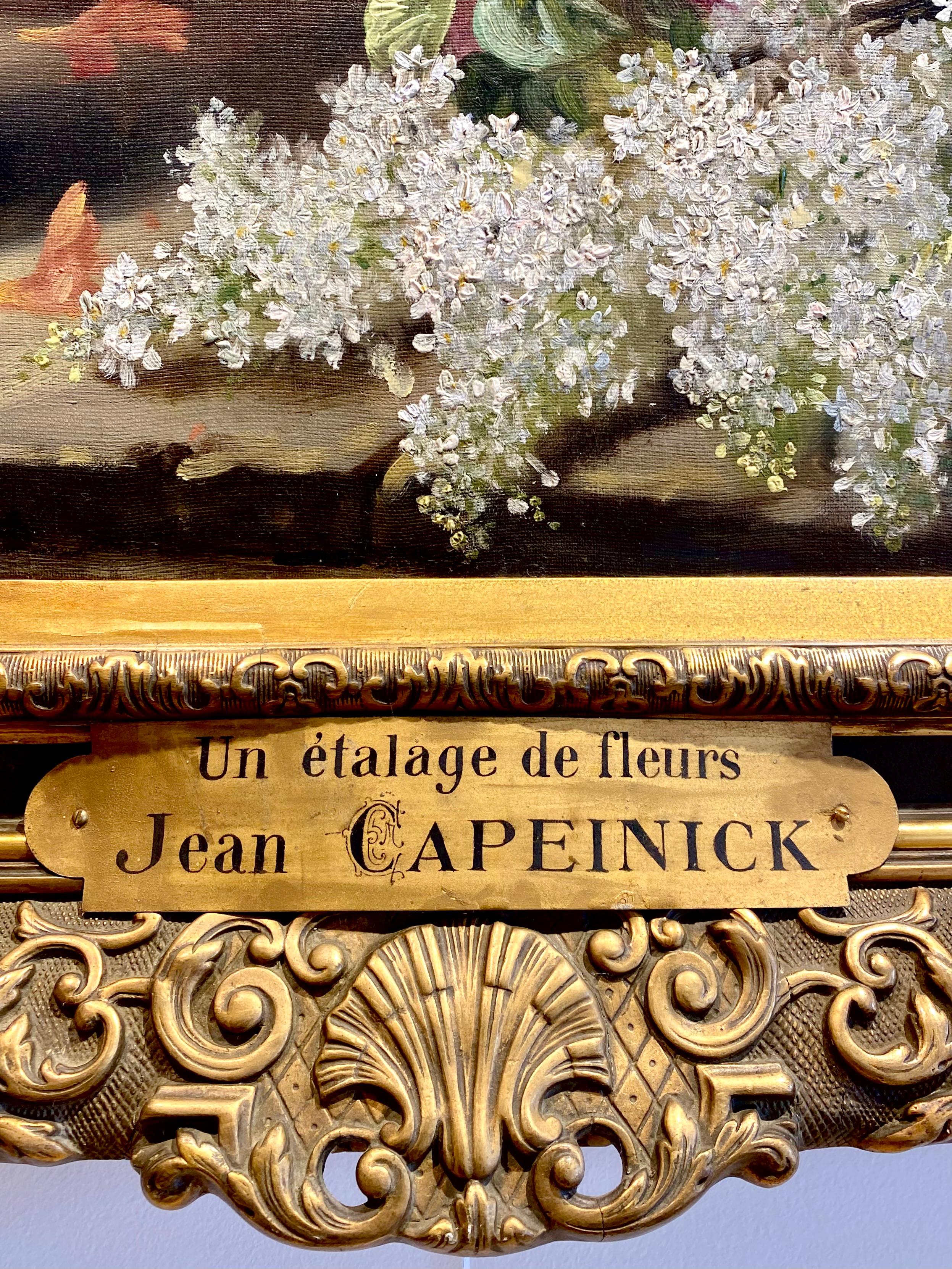 Un étalage de fleurs - Beim Blumenhändler