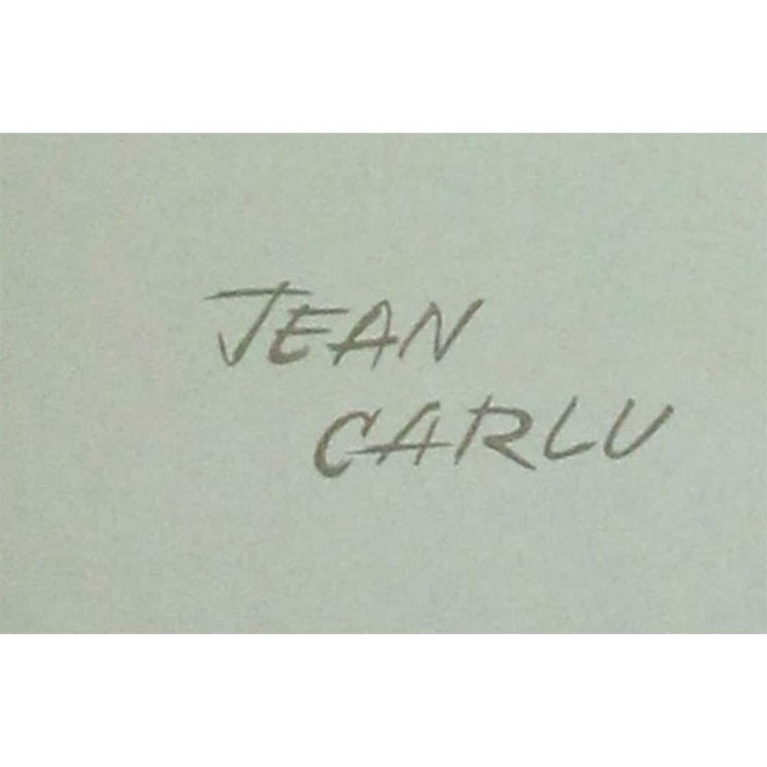 1959 original poster by Jean Carlu - Air France to France For Sale 2