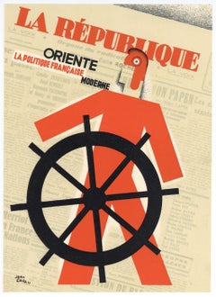 "La Republique" litografía original