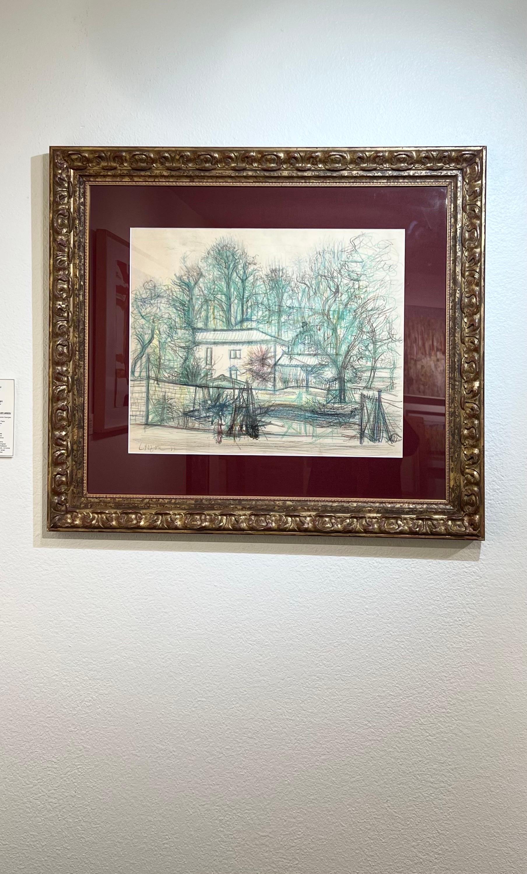 Casa sul ciglio della strada - Painting di Jean Carzou