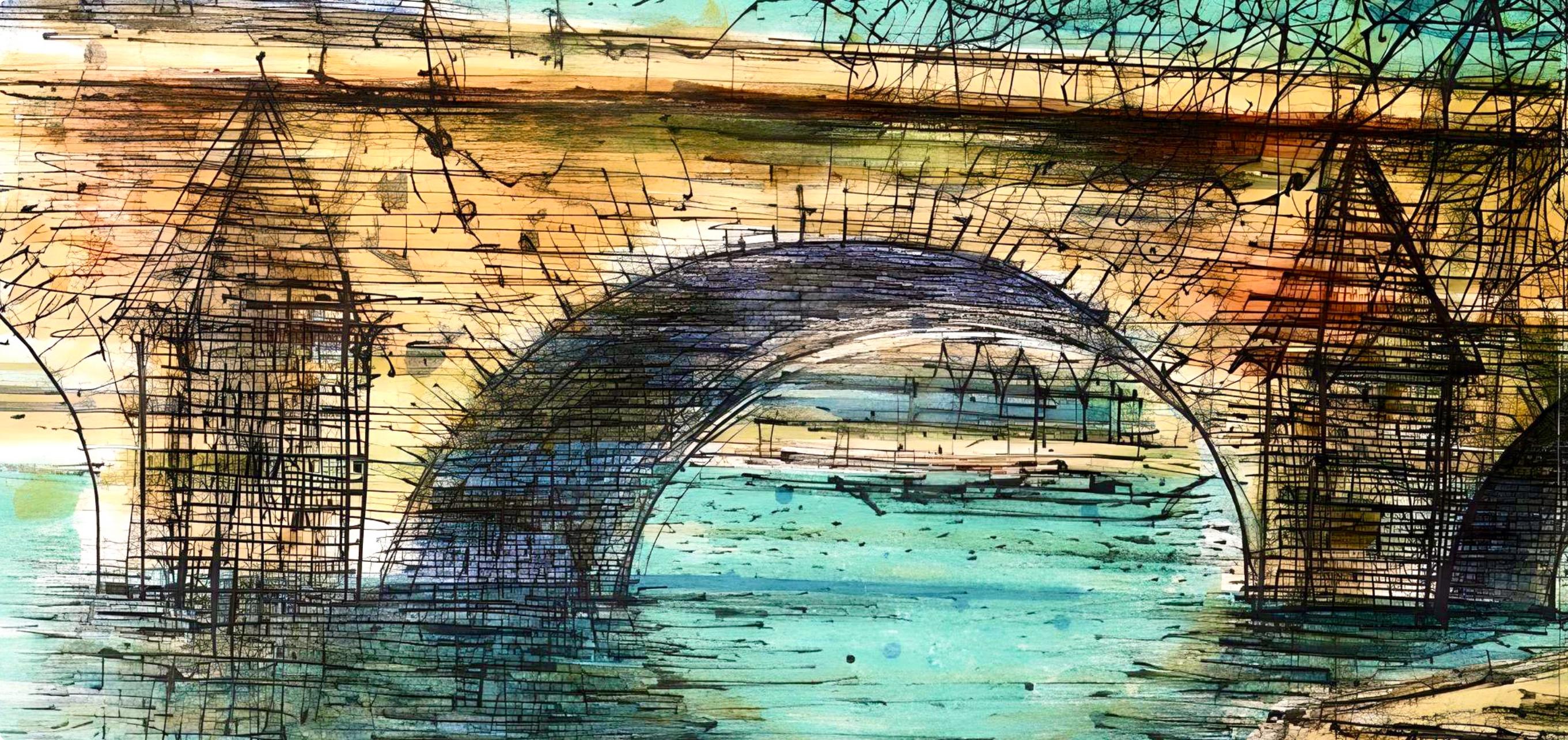 Carzou, Le Pont-Neuf, Au Temps de Paris Seine (after) For Sale 4
