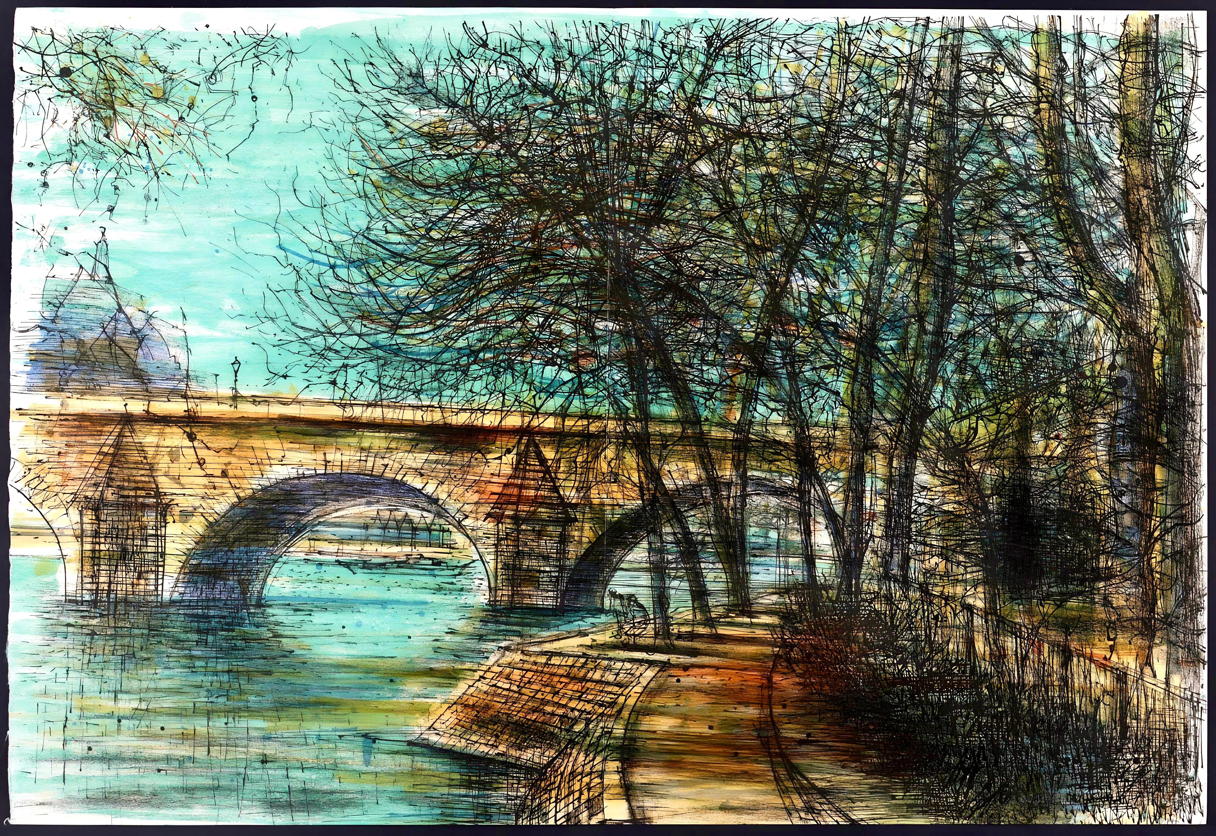 Carzou, Le Pont-Neuf, Au Temps de Paris Seine (dopo) in vendita 4