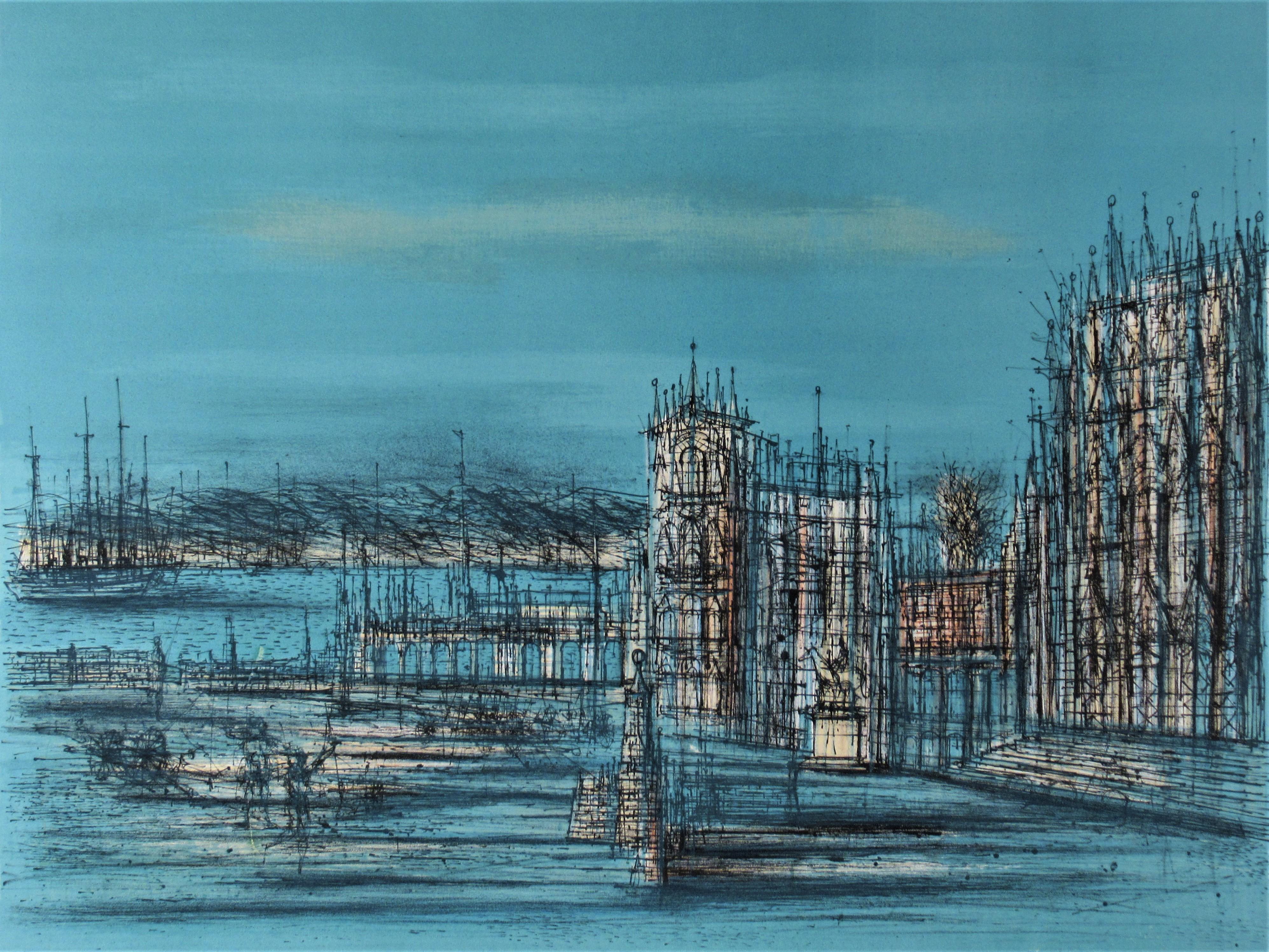 Cityscape - Print by Jean Carzou