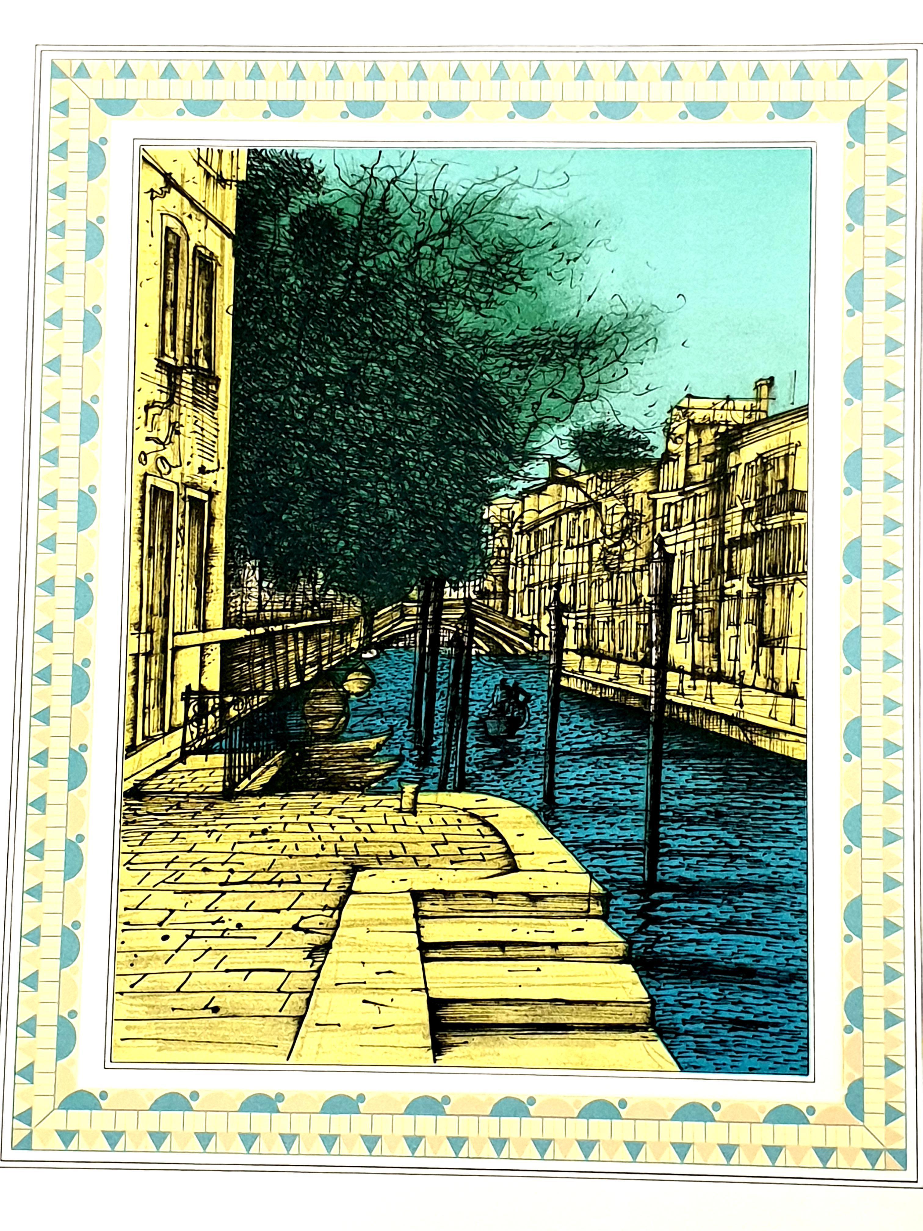 Jean Carzou - Venezia II - Original Handsigned Lithograph
1985
Dimensions: 68 x 52 cm
Edition: 87 / 164
HandSigned and Numbered
Publisher Vision Nouvelle