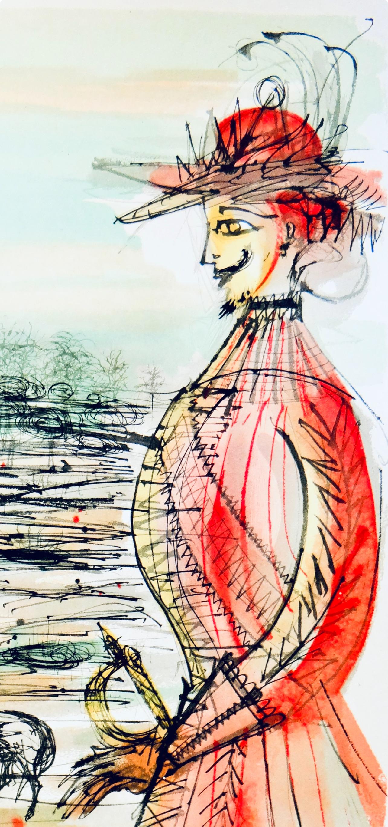 Le berger et le roi, Vingt fables de La fontaine, Jean Carzou en venta 1
