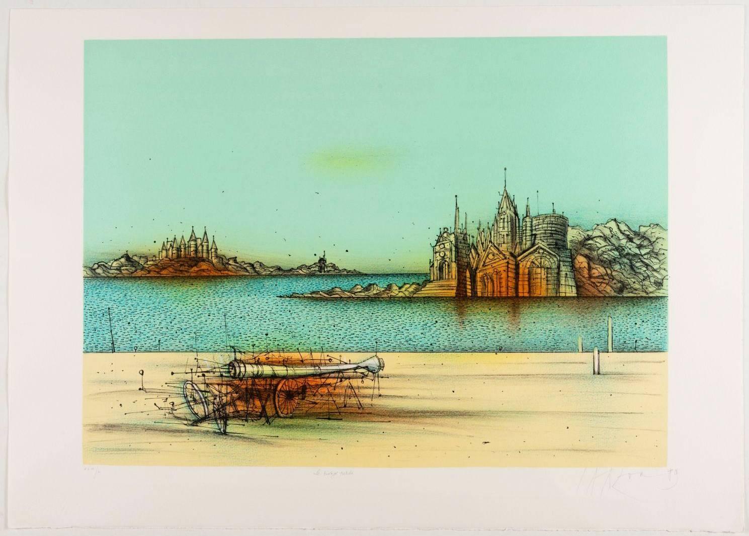Le Rivage perdu (The Lost Shore) - Print by Jean Carzou