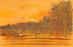 Las Tullerías, Miradas sobre París, Jean Carzou