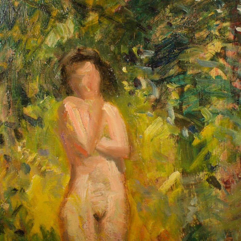 Jean Chaleye (Français, né en 1878 - mort en 1960), peinture « Nu dans la nature ». en vente 1