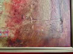 Jean-Charles Bouloc oil on canvas painting of a girl, French Tahitian artist