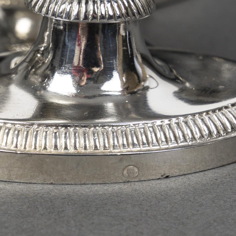JEAN-CHARLES CAHIER Paire de double Salerons en argent Epoque 1er EMPIRE 8