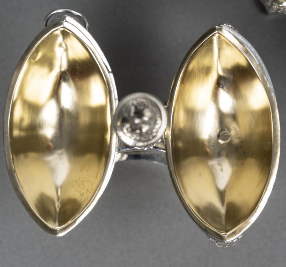 JEAN-CHARLES CAHIER Paire de double Salerons en argent Epoque 1er EMPIRE 11