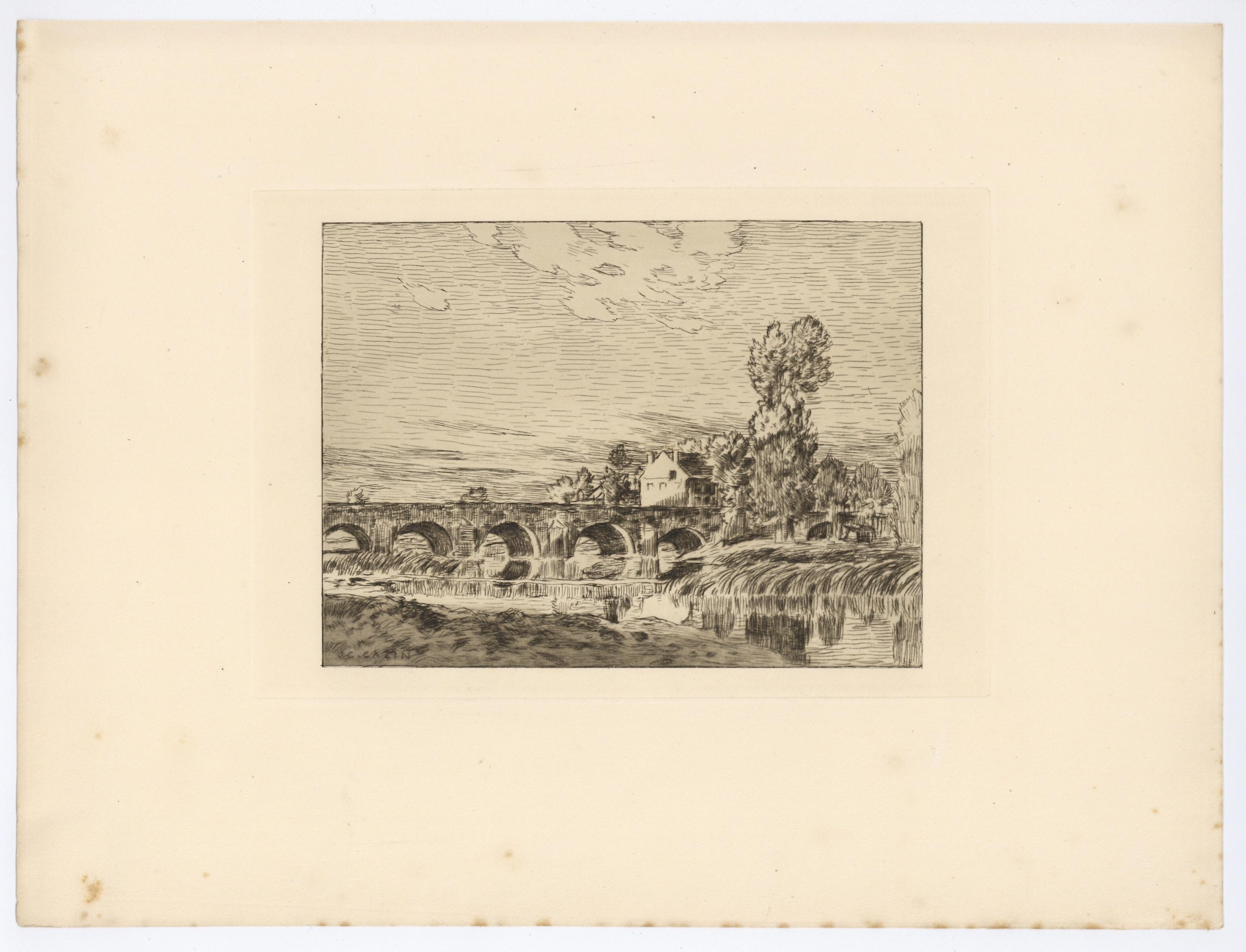 Medium: original etching. This impression is from the rare 1897 portfolio 