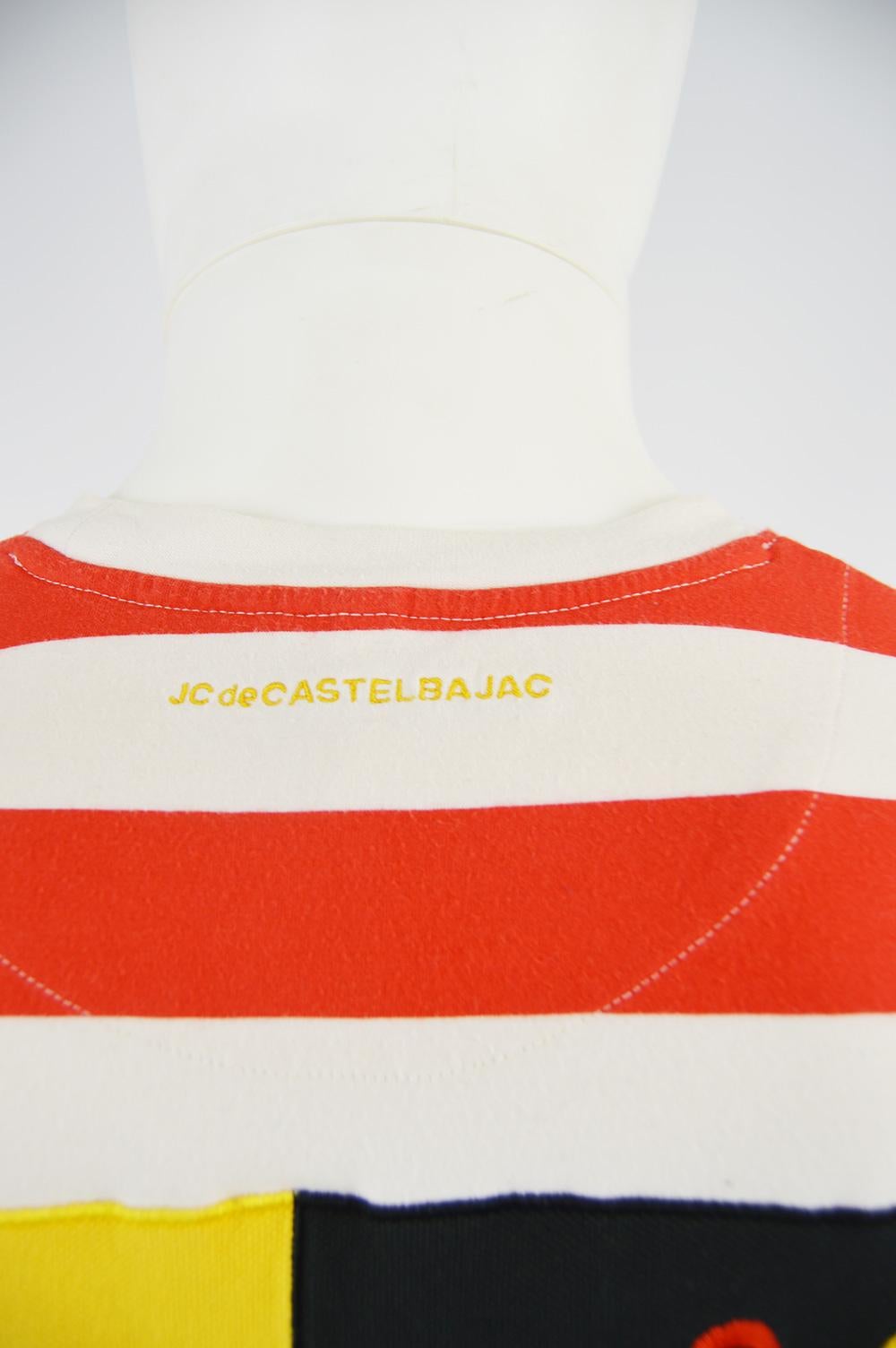 Jean Charles de Castelbajac Felix the Cat Men's Red & White Short Sleeve T Shirt 1