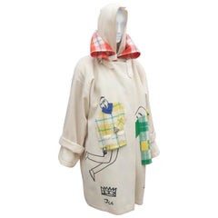 Veste en laine à carreaux Jean-Charles de Castelbajac "Les Trois Amis", années 1990