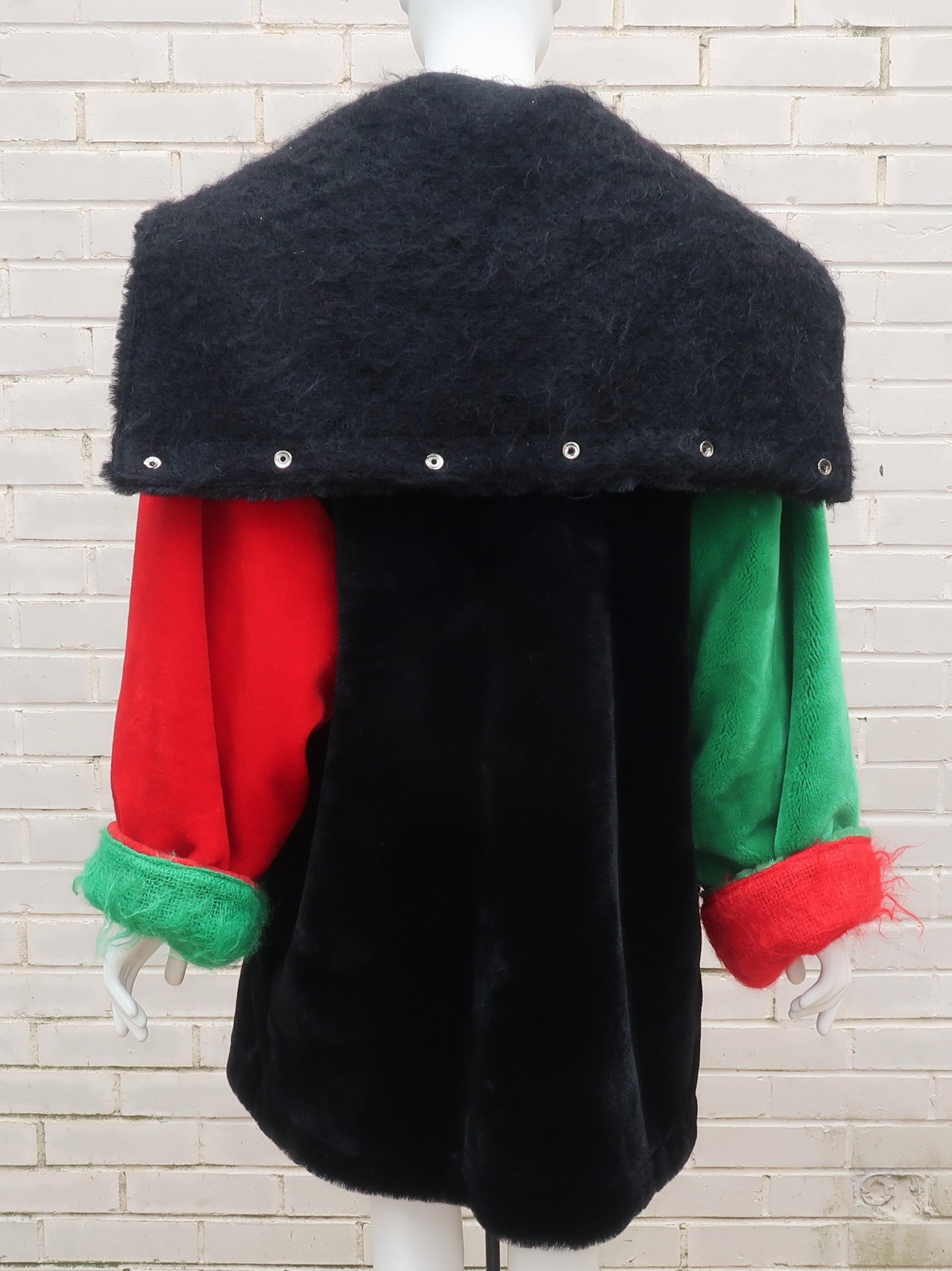 Jean-Charles de Castelbajac Teddy Bear Faux Fur Mohair Coat, 1990’s 6