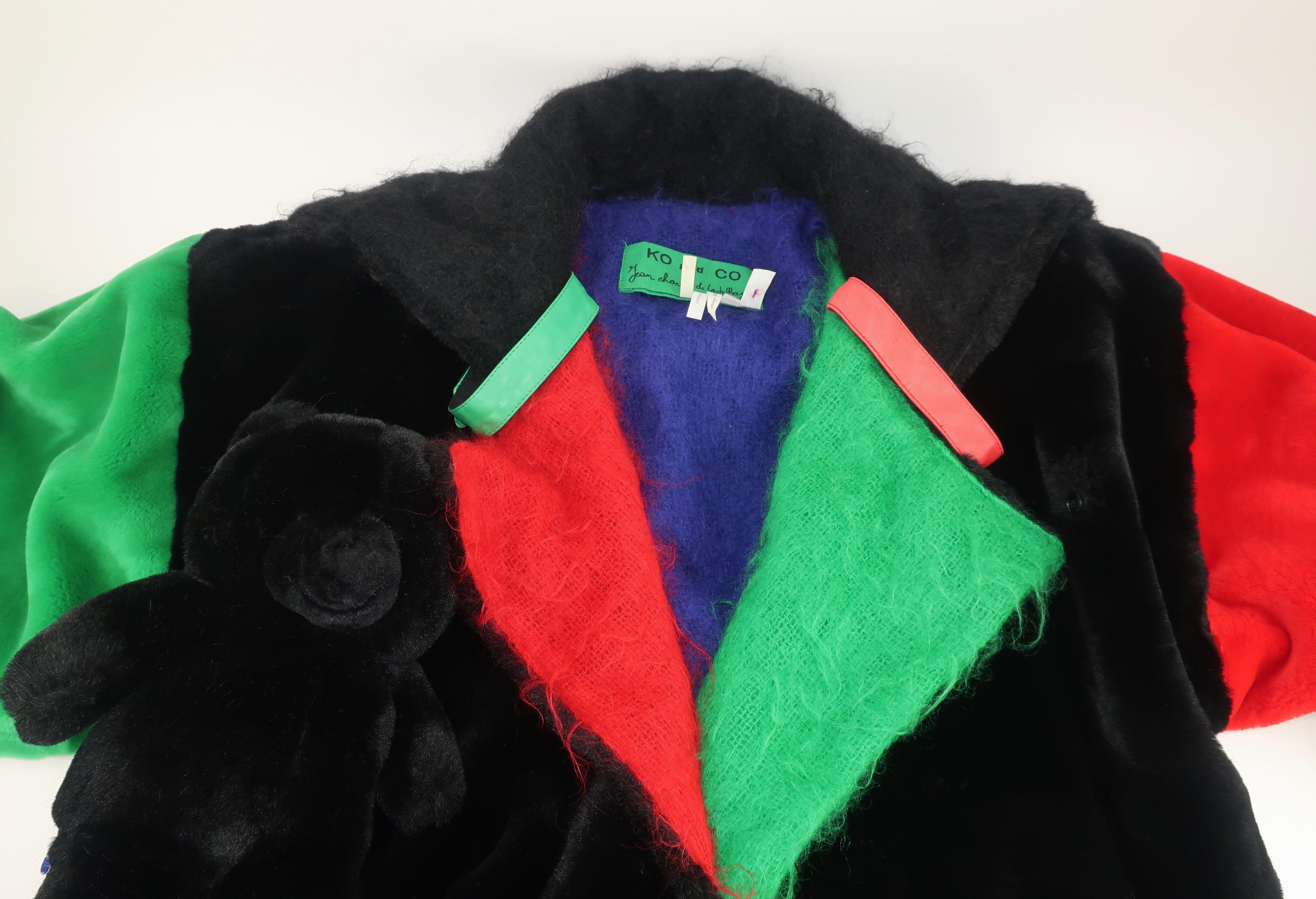 Jean-Charles de Castelbajac Teddy Bear Faux Fur Mohair Coat, 1990’s 9