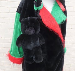 Jean-Charles de Castelbajac Teddy Bear Faux Fur Mohair Coat, 1990’s