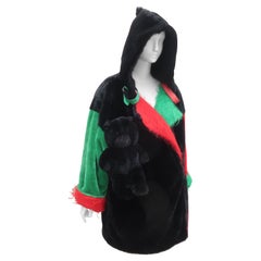 Jean-Charles de Castelbajac Manteau Teddy Bear en fausse fourrure de mohair, années 1990