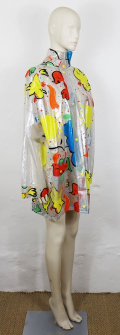 JEAN-CHARLES DE CASTELBAJAC Vintage Breakfast Time Raincoat