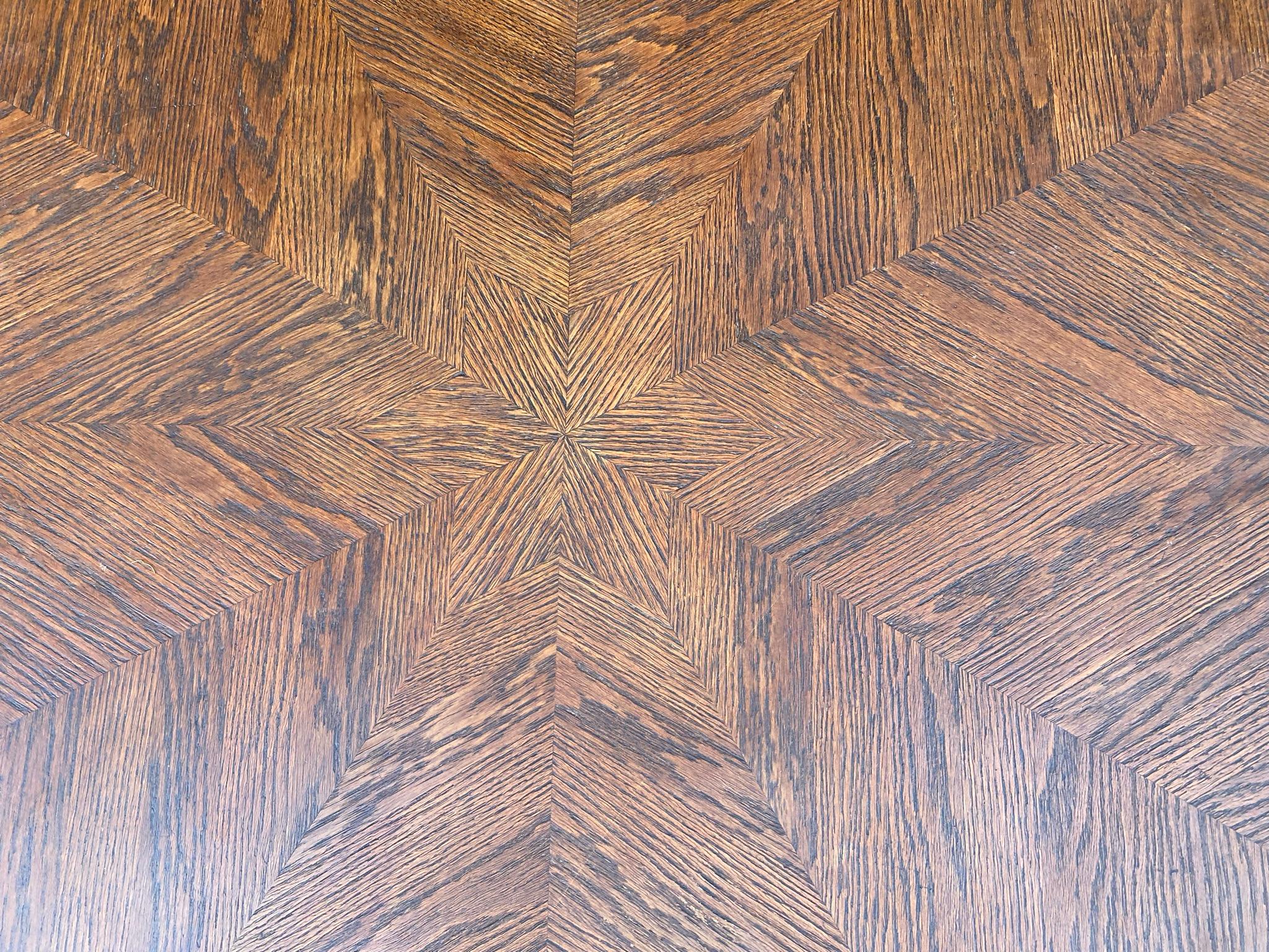 Fer forgé Jean Charles Moreux rare grand guéridon art déco circa 1930 en vente