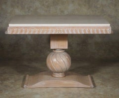 Jean-Charles Moreux Cerused Oak Low Table