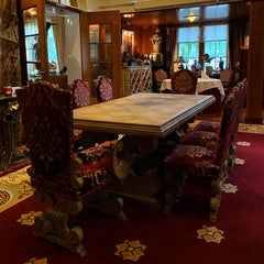 Jean-Charles Moreux Dining Table Chairs in Oak and Iron circa 1940 France