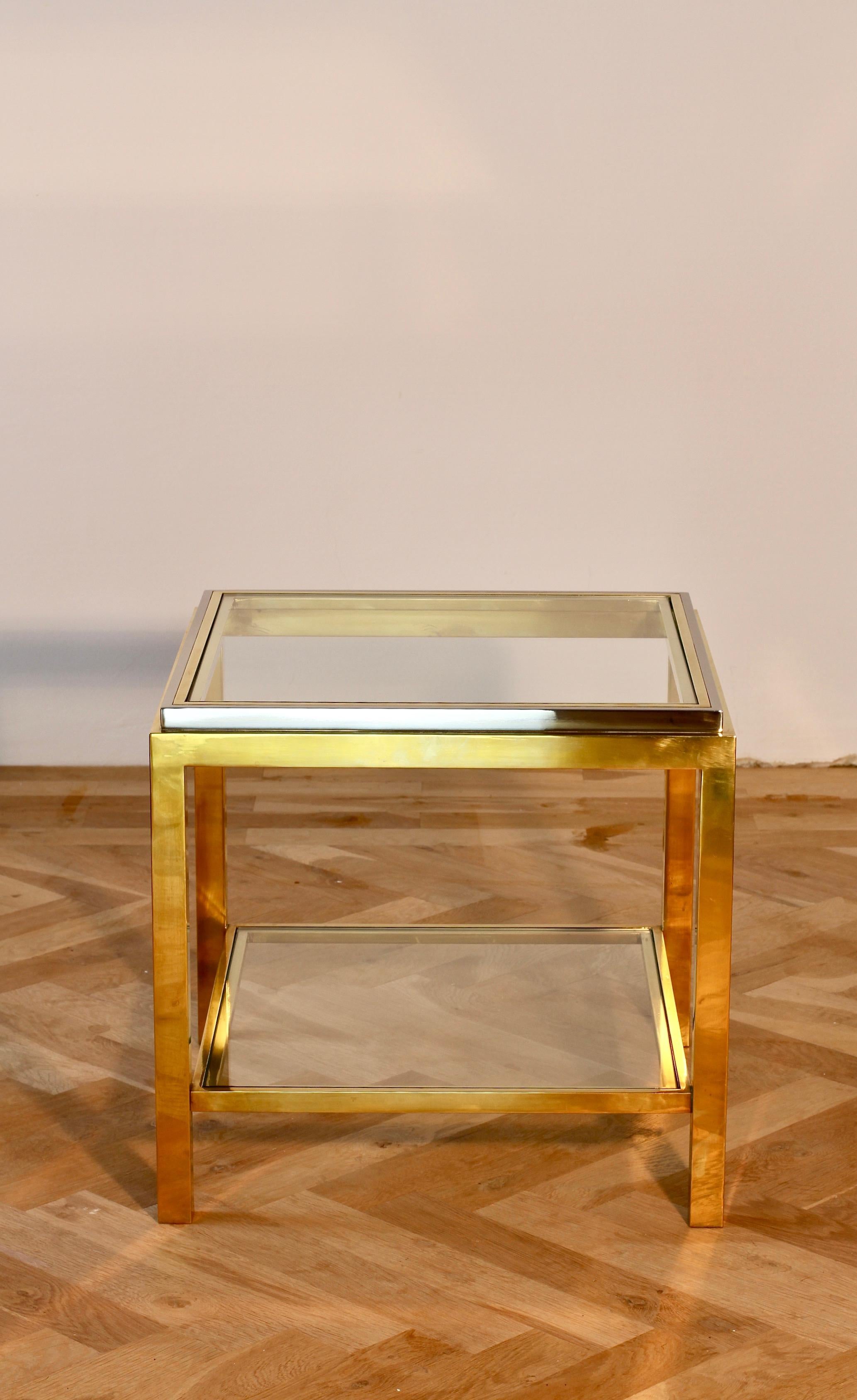 shelved side table