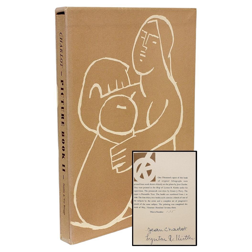 Jean Charlot, Picture Book II, Alfonso Ossorio's Copy, Limited Signed Edition For Sale