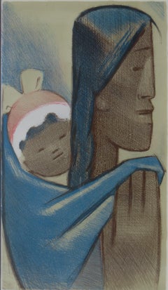 The Pilgrims (aka Mexican Mother and Child)