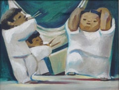 Giclée - Trois enfants musiciens