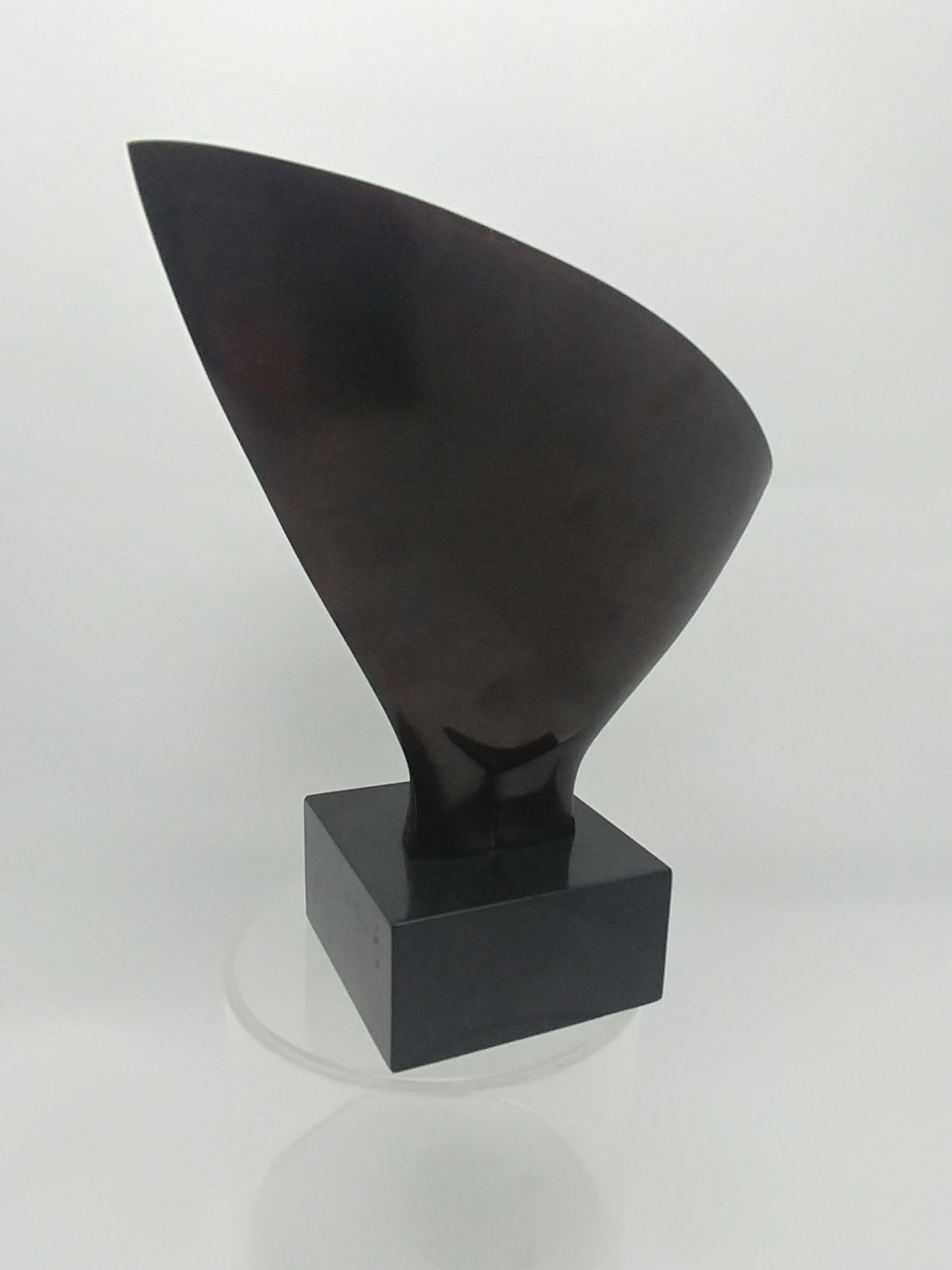 Very nice abstract sculpture by the well-known Jean Chauvin, Title, “Hirondelle