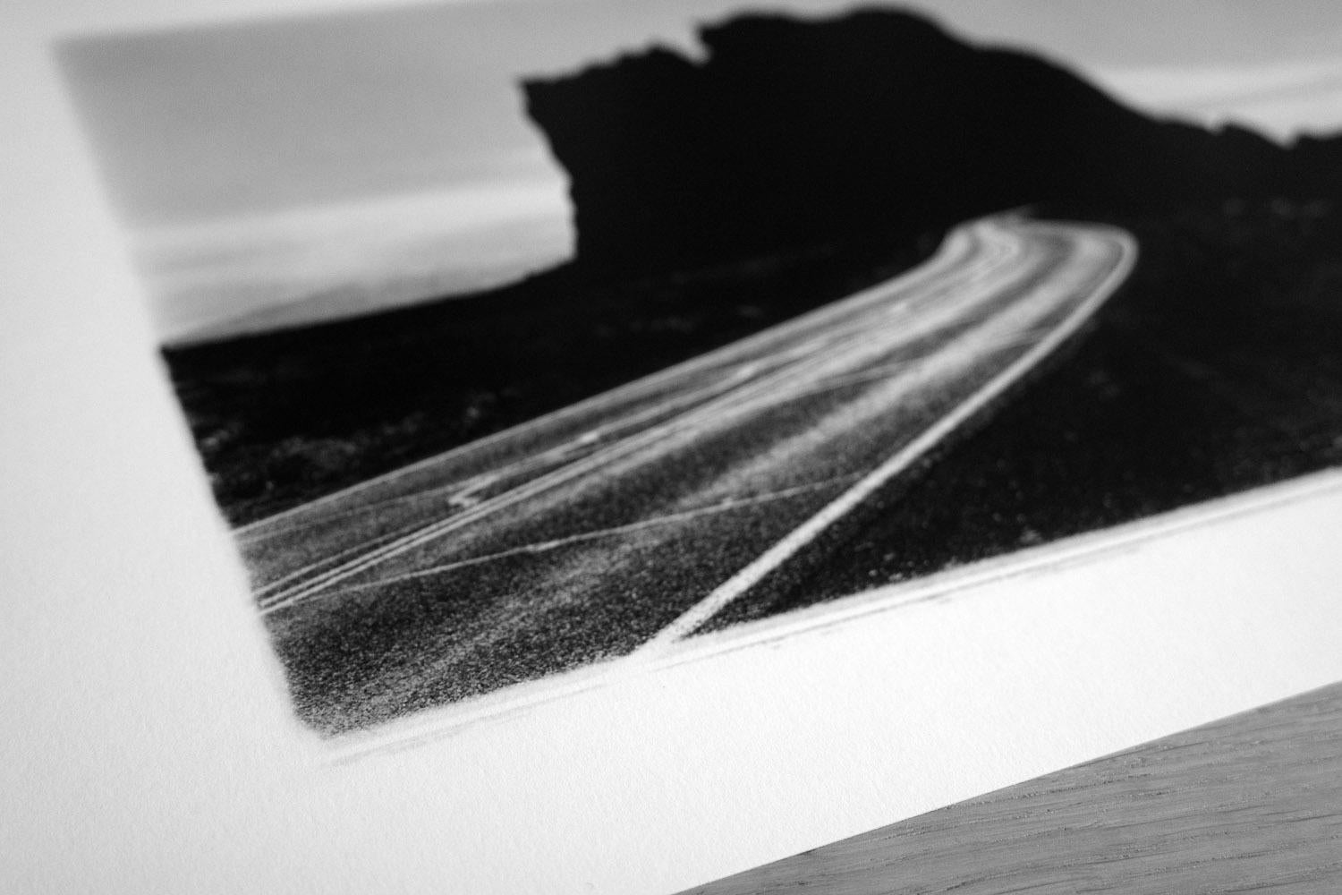 Arches, Utah - Black Black and White Photograph by Jean-Christophe Béchet