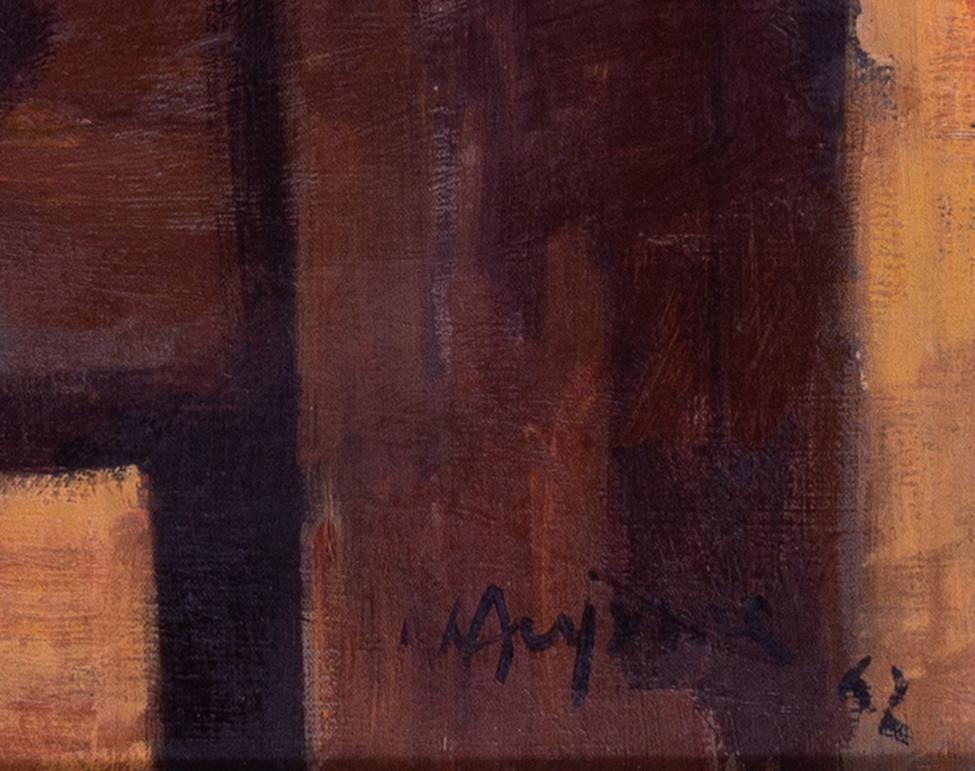 Jean Claude Aujame (Französisch, 1905 - 1965)
Nature Morte aux pommes
Signiert und datiert 'Aujame 62' (unten rechts)
Öl auf Leinwand
23.1/2 x 32 in. (60 x 81.3 cm.)
