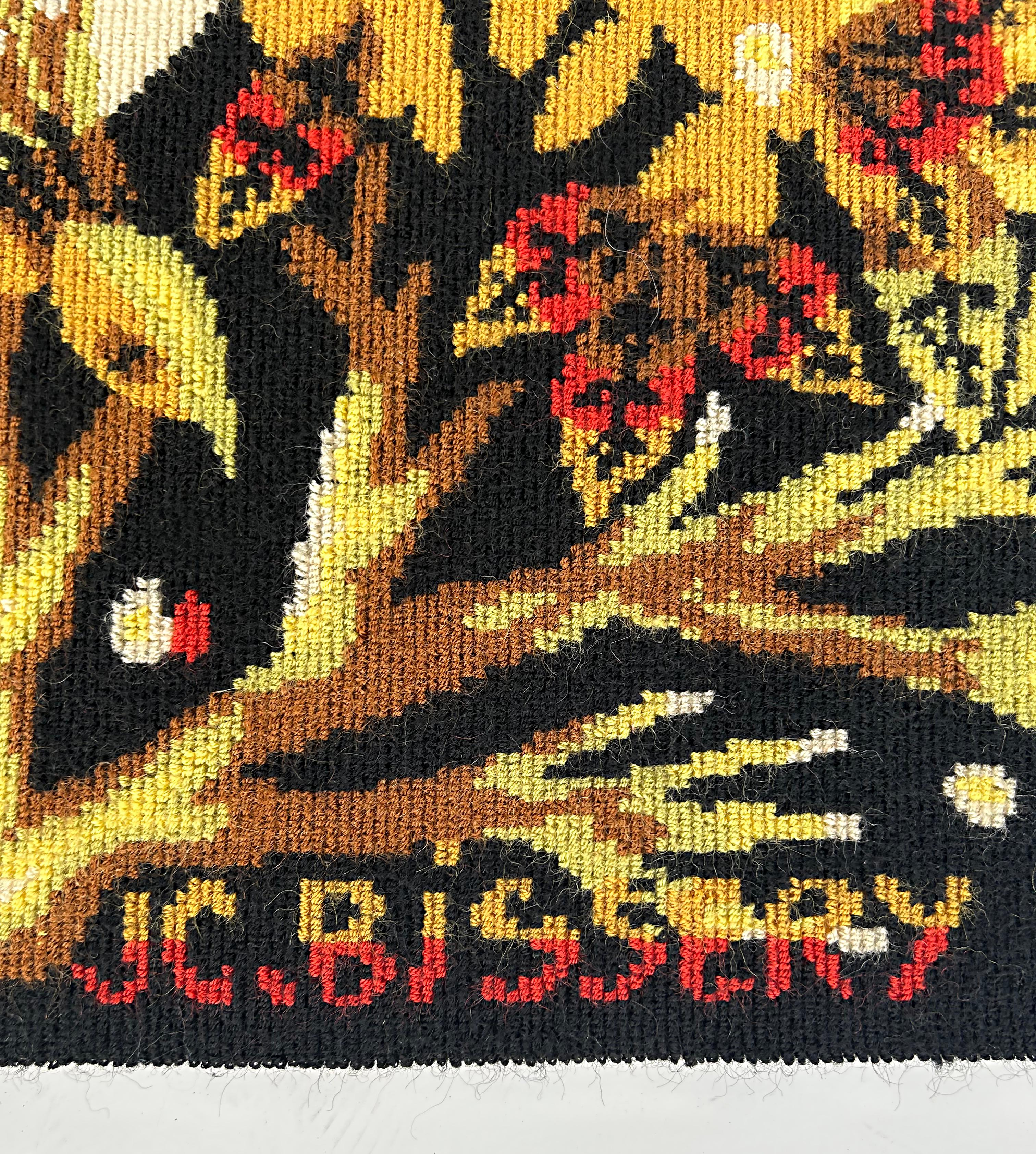 Late 20th Century Jean-Claude Bissery/Atelier Jean Laurent Aubusson Tapestry For Sale