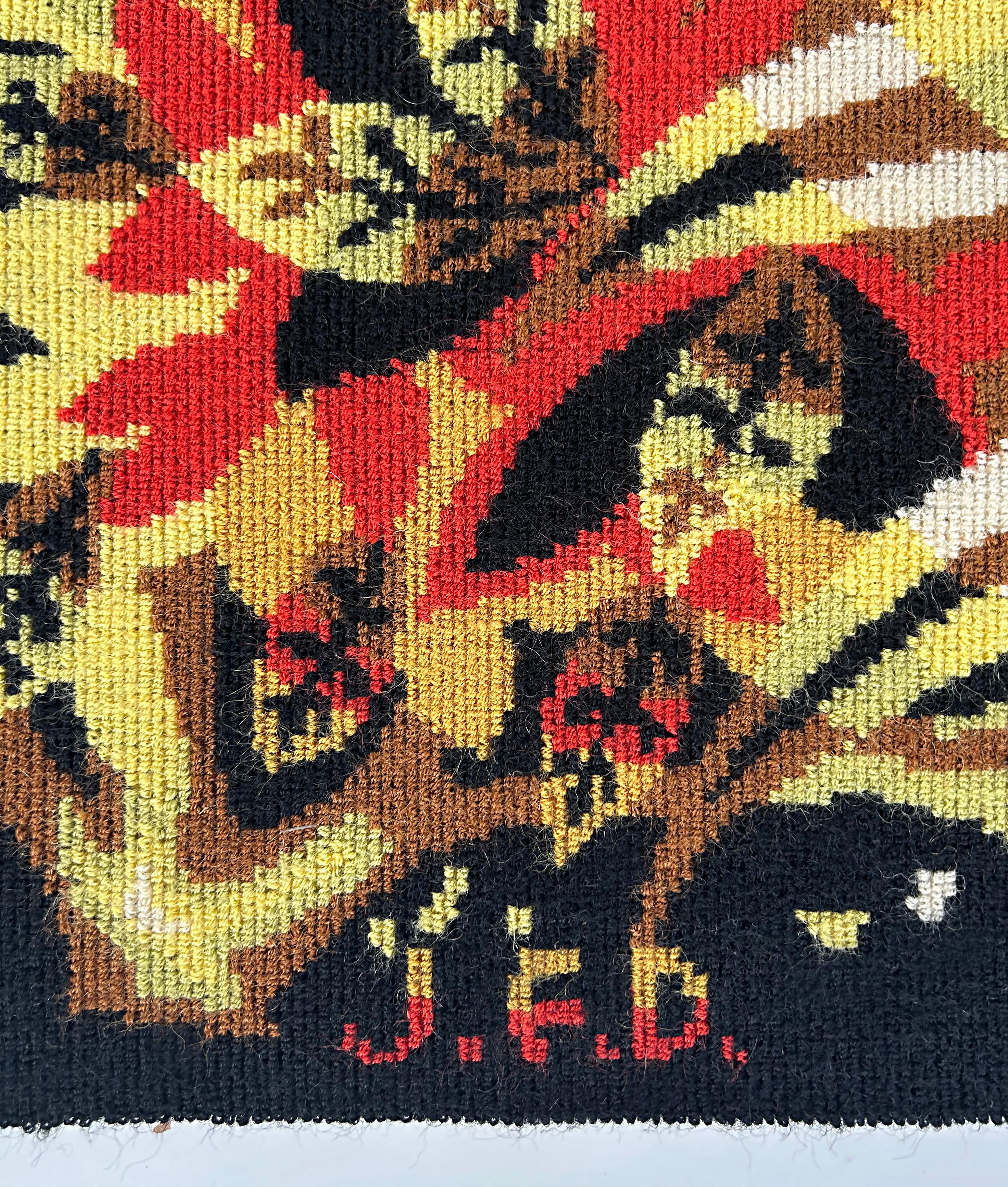Wool Jean-Claude Bissery/Atelier Jean Laurent Aubusson Tapestry