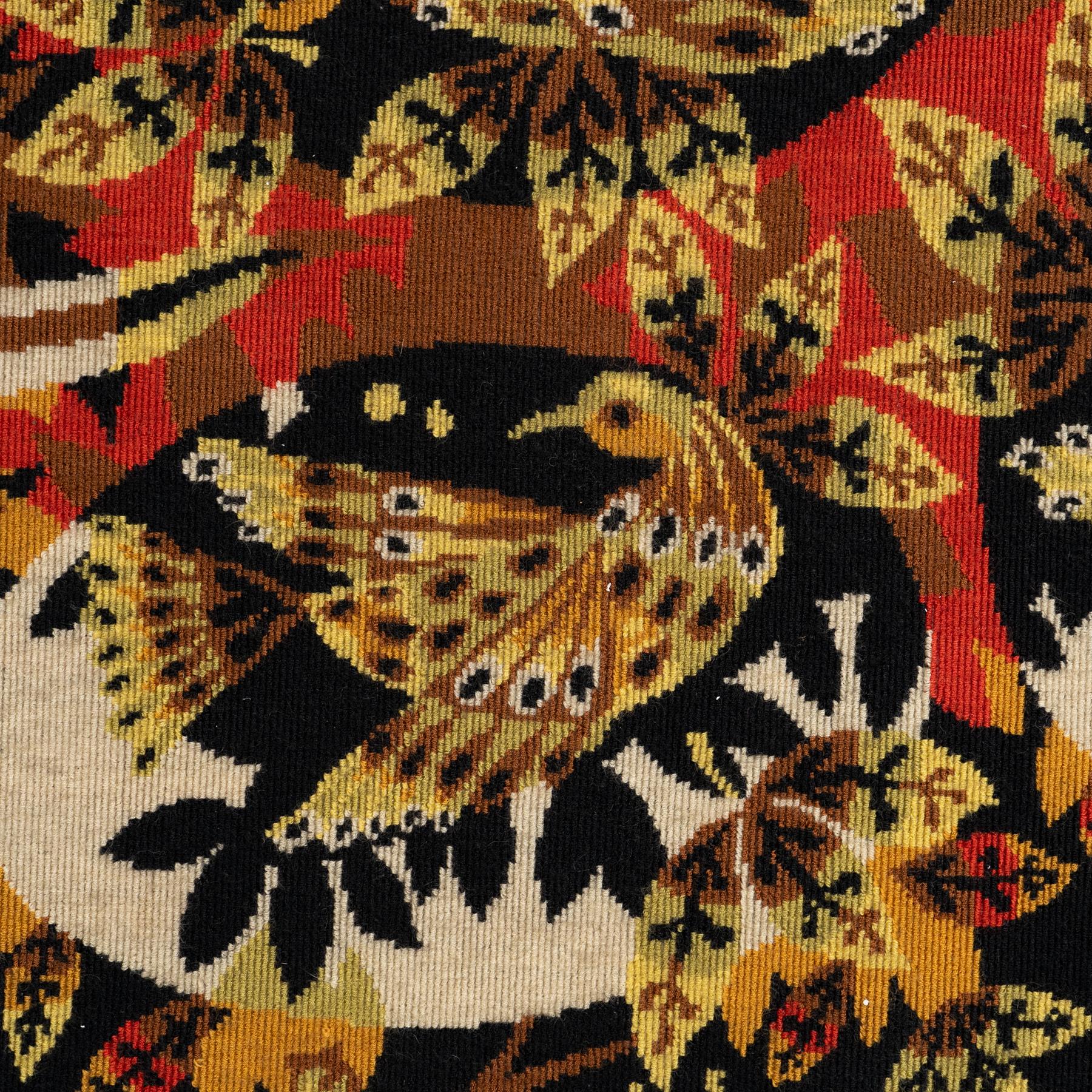 Milieu du XXe siècle Jean Claude Bissery Tapisserie abstraite en couleurs du milieu du siècle dernier en France, circa 1960 en vente