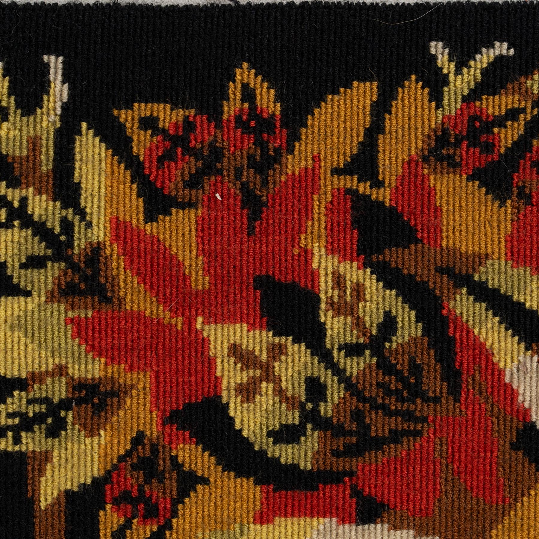 Jean Claude Bissery Tapisserie abstraite en couleurs du milieu du siècle dernier en France, circa 1960 en vente 2
