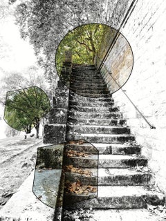 Arte contemporáneo francés de Jean-Claude Byandb - Escalier