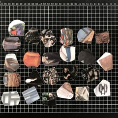 Arte contemporáneo francés de Jean-Claude Byandb - MOTS Croisés 3