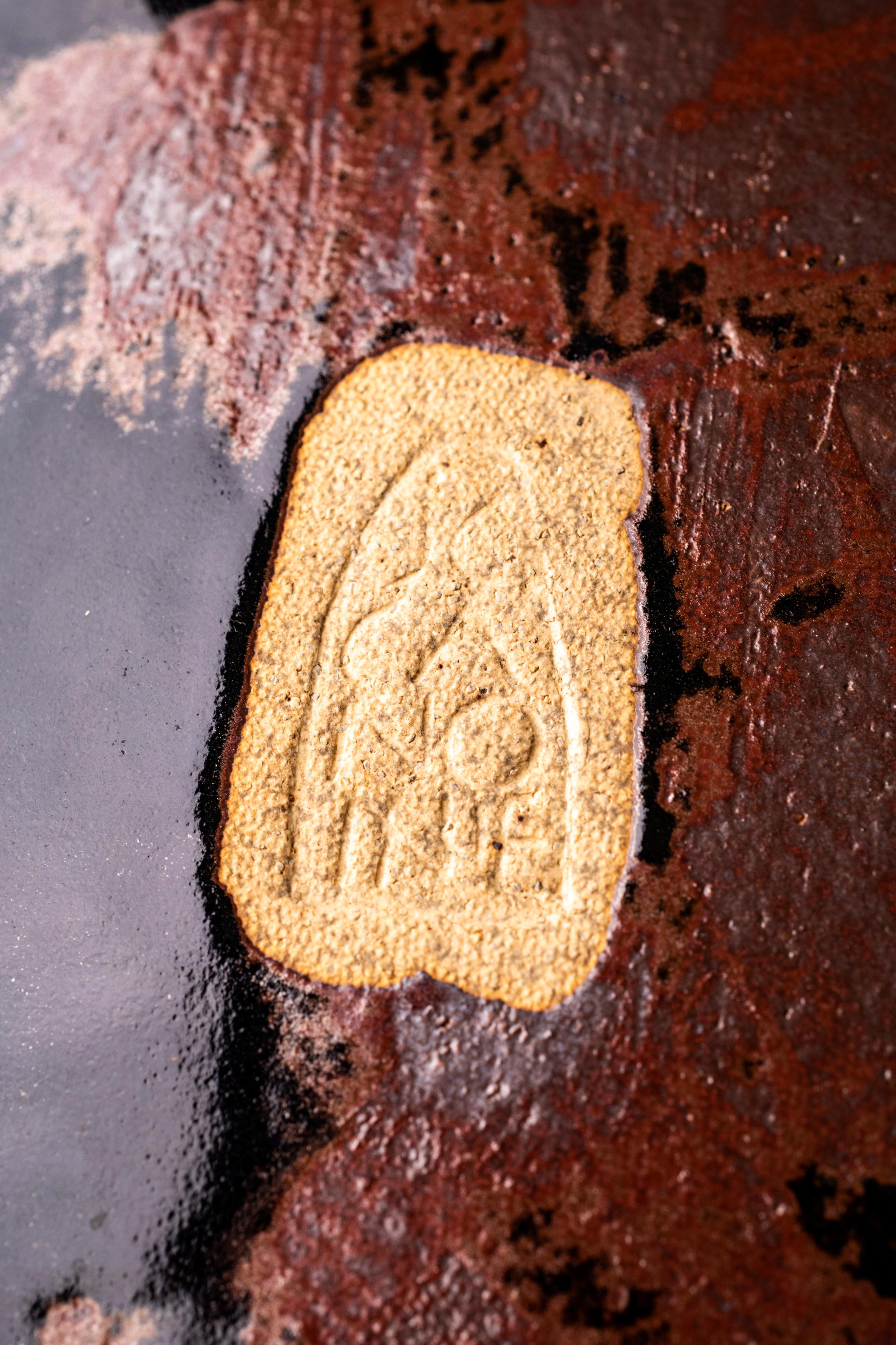 Technique and materials: Enamelled stoneware - Layered glazes - Wax reserves - Celadon porcelain inlays - Brush decorations - Glazes from my mineral research - Reductive firing at 1280°C.

Signed on the back JC CANONNE 

The expertise of Jean-Claude