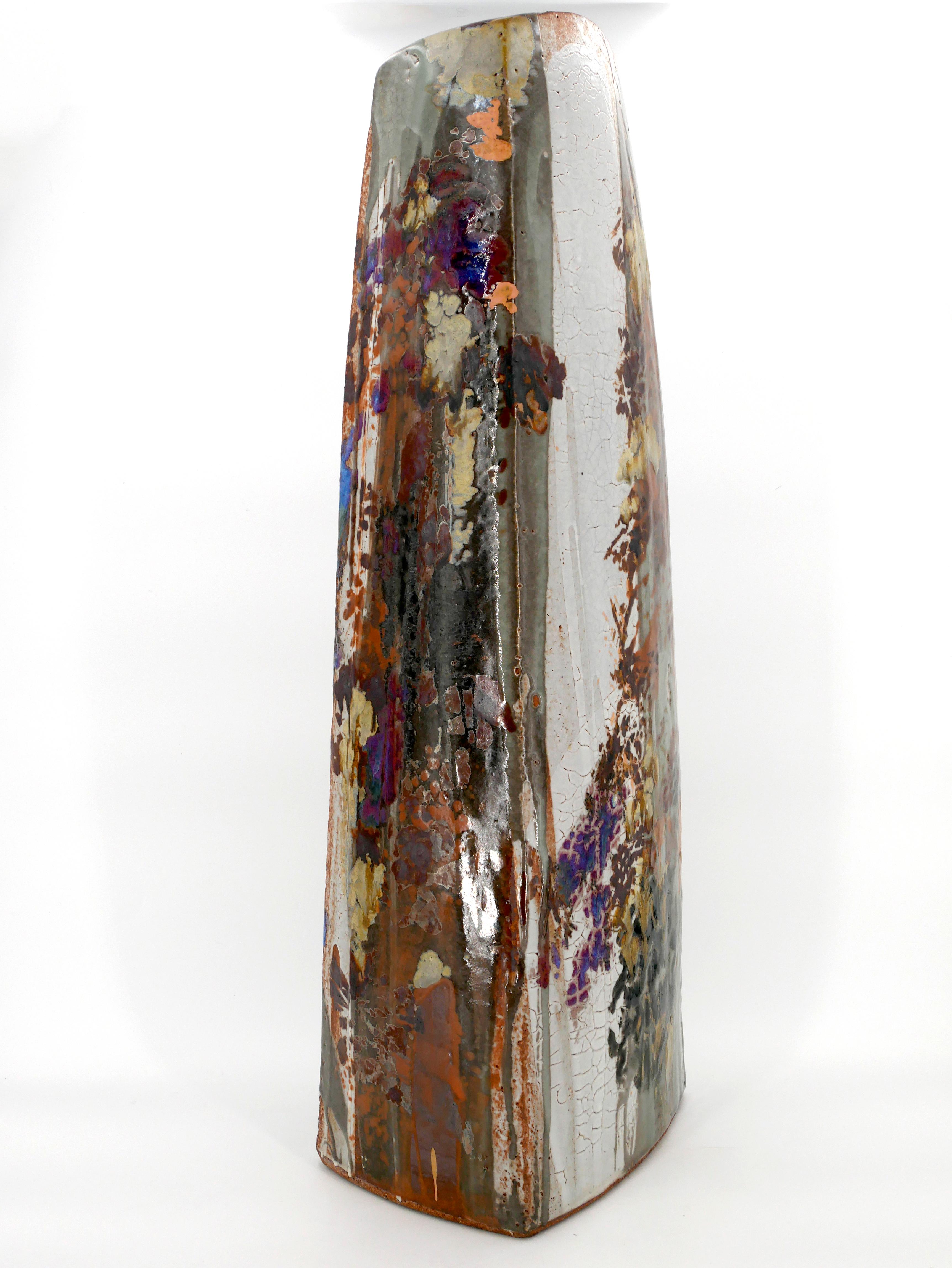 Scultura in ceramica in gres smaltato
Pezzo unico
Certificato: sigillo e firma di Jean-Claude Canonne e sul certificato originale.

Questa scultura ha richiesto un lavoro di preparazione molto lungo, durato 6 mesi, sia per la progettazione e la