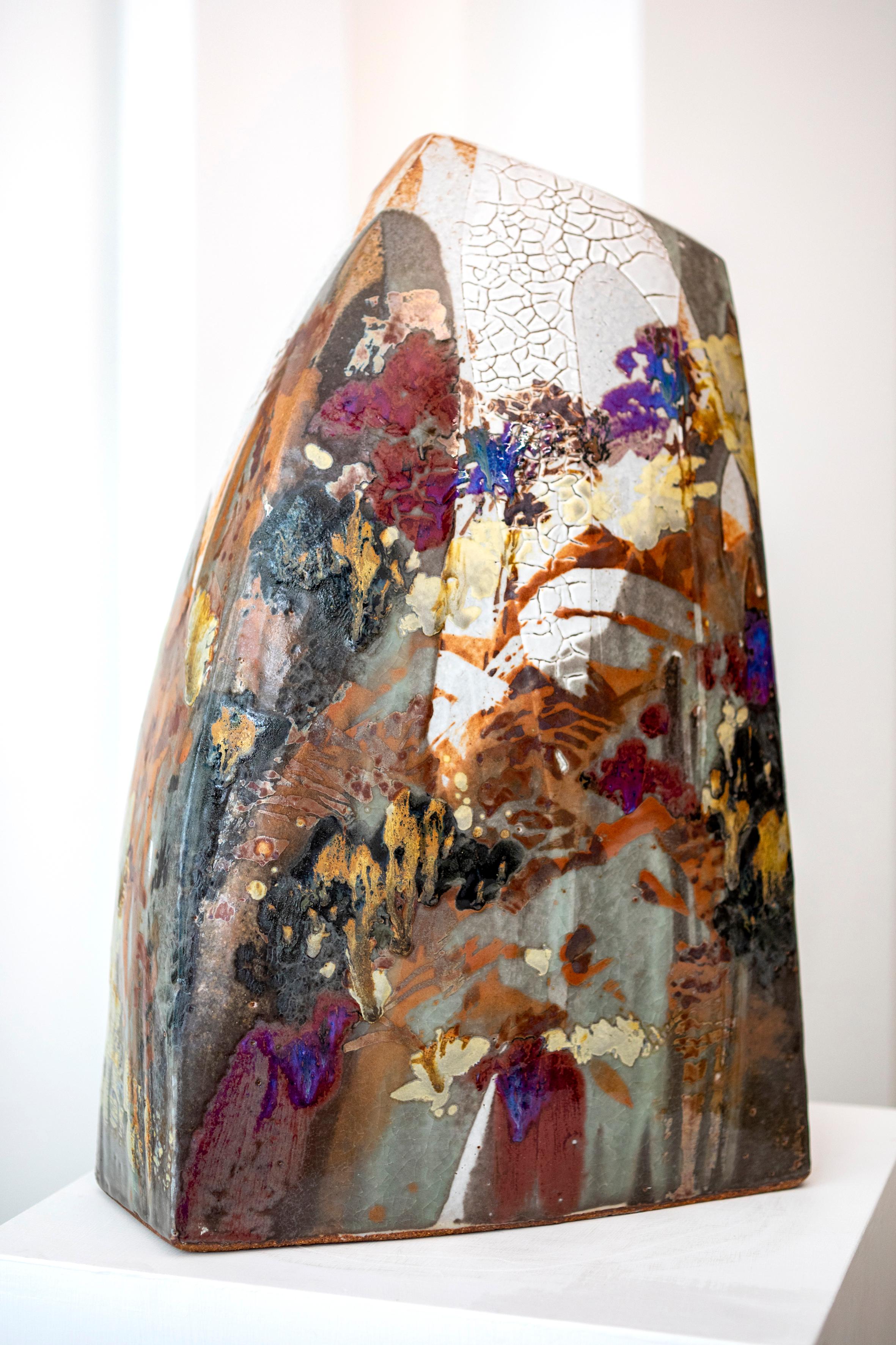 Dos du Vent 2 Ceramic sculpture For Sale 4