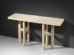 Jean Claude Dresse Console Table in Resin
