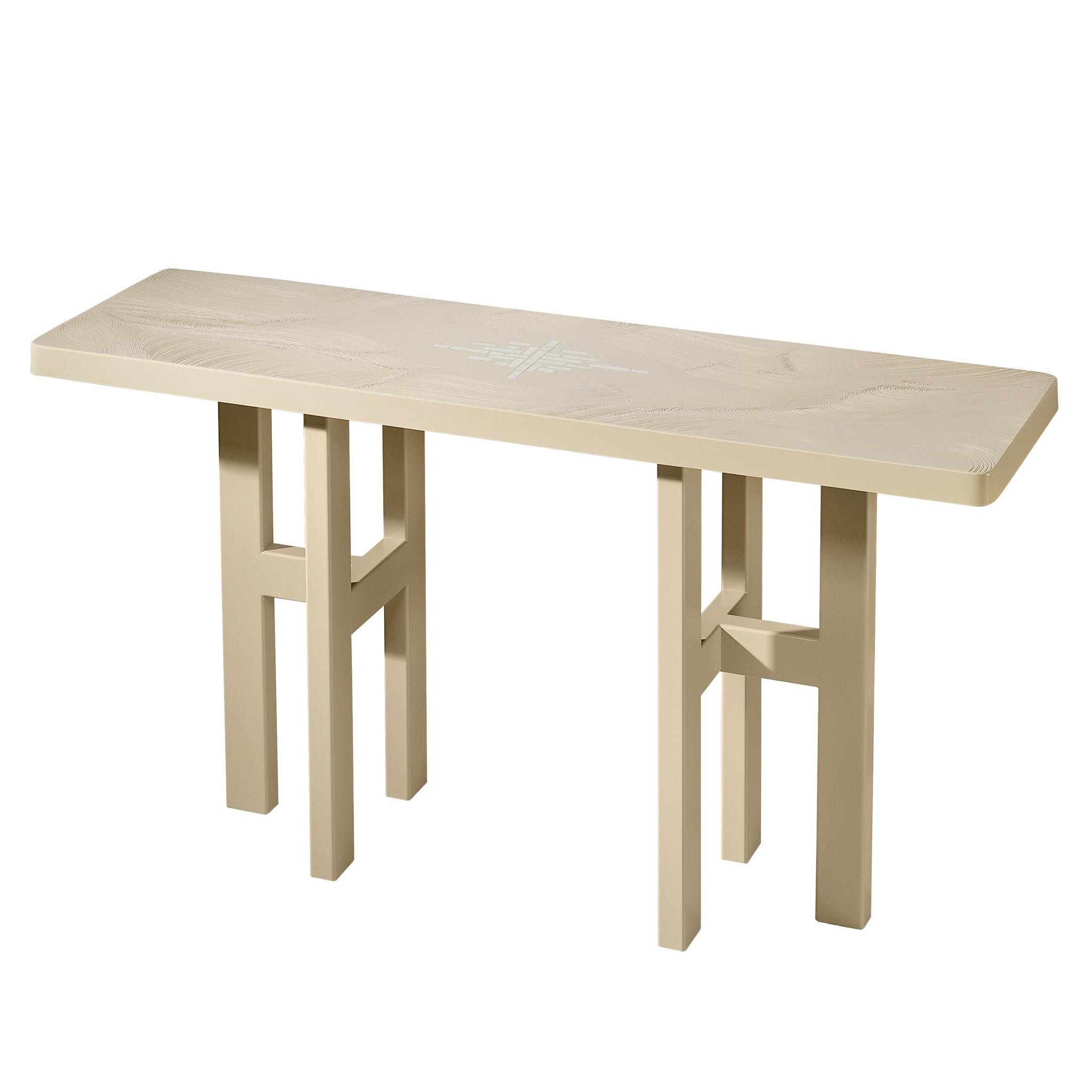 Jean Claude Dresse Console Table in Resin