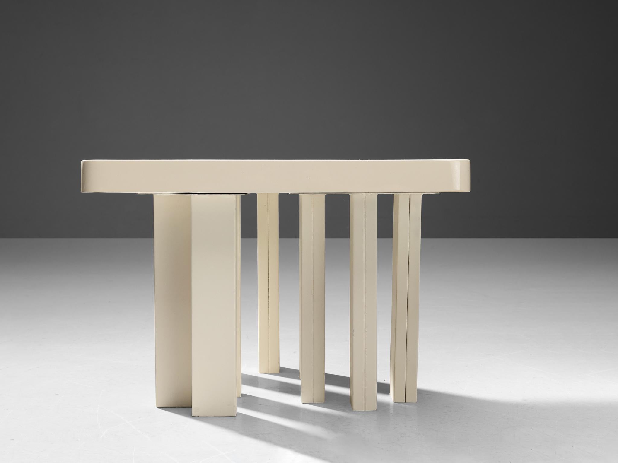 Jean Claude Dresse Pair of Coffee Tables in Resin In Good Condition In Waalwijk, NL