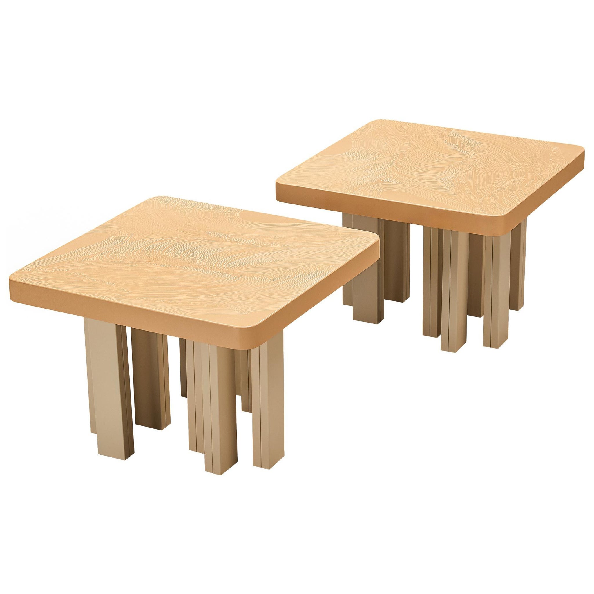 Jean Claude Dresse Side Tables