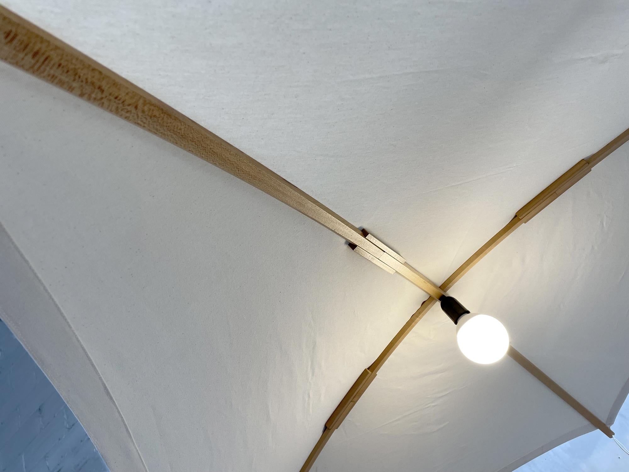 Jean-Claude Duboys, lampadaire à parasol, France, 1980 en vente 1